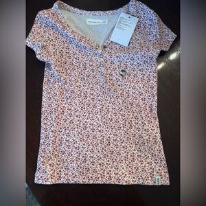 Abercrombie Kids Red Floral Blouse